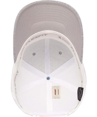 Flexfit Men's 110 Mesh Cap - Melange Silver/White - One Size - Buy Online on GoSupps.com