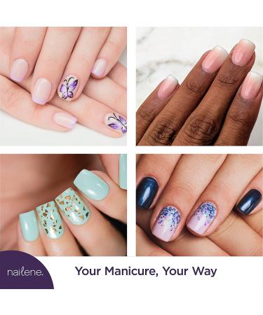 Nailene So Natural Undecorated Fake Nail Kit with 216 Nails - Comfortable & Long-Lasting Design - Buy Online on GoSupps.com