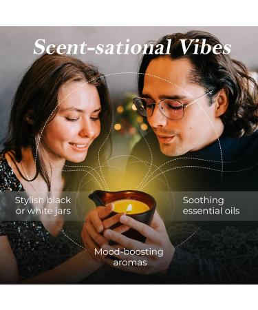 Love Light Soy Wax Massage Oil Candle - Romantic Aromatherapy Mood Enhancing Essential Oils Long-Lasting Moisturizing Lotion - White - Buy Online on GoSupps.com