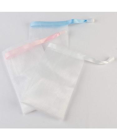 ECENCE 5X Nylon Soap Bag Set - Durable 15cm x 8.5cm Soap Sacks for Travel & Storage | International Shipping - Buy Online on GoSupps.com