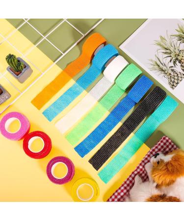 Tonyg-P Self-Adhering 12 Roll Elastic Bandage for Athletes | Multicolored Cohesive Bandages for Wrist & Ankle Support (2.5cm x 4.5m) - Ship Internationally - Buy Online on GoSupps.com