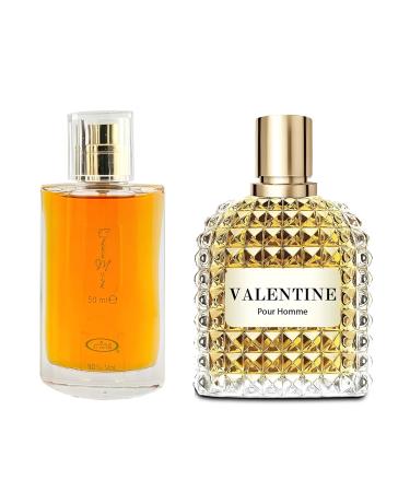 Choco Musk&Valentine Yellow Men s Cologne-Rich Chocolate & Musk Eau De Toilette Long-Lasting Scent Perfume for Men Elegant Bottle 3.4 Fl Oz Fragrance for Refined Occasions Choco Musk&Valentine Yellow 2.53 Fl Oz (Pack of 2)