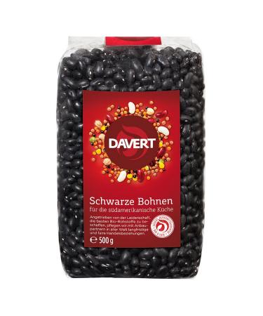 Davert Black Beans 500g - Organic High-Quality Black Beans for International Shipping - Buy Online on GoSupps.com