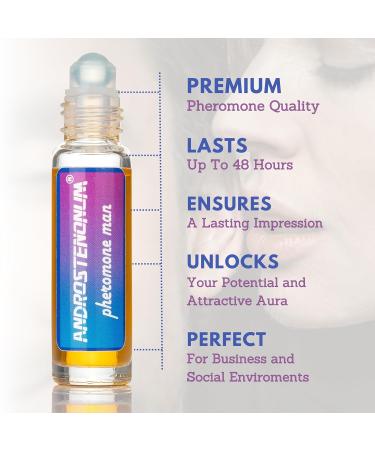 ANDROSTENONUM by Pherolec Global Male Pheromone Perfume Oil for Him Real Long-Lasting Original Best Men's Pheromones Cologne Essential Strong Spray Fragrance Essence Extra Strength Man 0.34 fl. oz Musk 0.34 Fl Oz (Pack of 1) - Buy Online on GoSupps.com