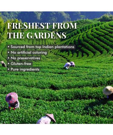 Lemongrass Marigold Tea | India's Original Tea (50 cups) | Antioxidant & Anti-Inflammatory - Buy Online on GoSupps.com