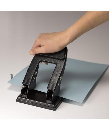 Officemate Heavy Duty 2-Hole Punch with Padded Handle - 50-Sheet Capacity - Black (Model OIC90082) - Buy Online on GoSupps.com