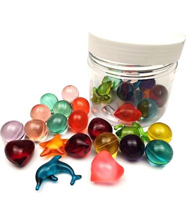 30 Pack Natural Plant Ingredient Bath Oil Beads - SPA Essential Pearls with Love Animal Shapes - Buy Online on GoSupps.com