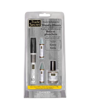 Touch-Up System Wood Scratch Repair Set (Grey) Great for Wood and Floor Touch-Ups and Repairs on Hardwoods Floors Furniture Cabinets