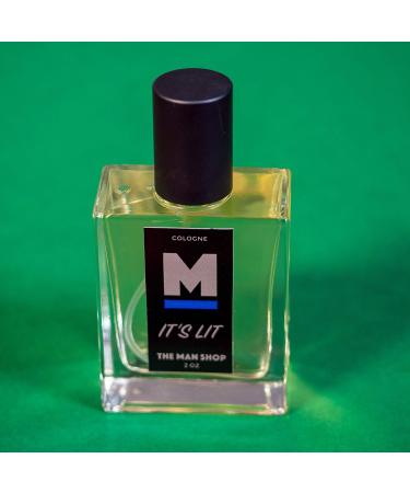 IT'S LIT MEN'S COLOGNE- THE MAN SHOP BOLD SCENT- AMBER COOLWATER GERANIUM AND CEDAR - Buy Online on GoSupps.com