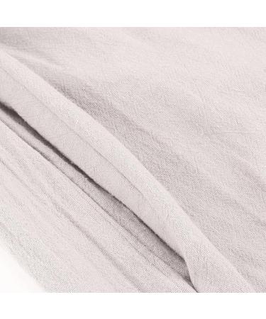 Lovely Nursling Beige Linen High Waist Wide Leg Pants - Women's Boho Capri Pants - X-Large - Buy Online on GoSupps.com