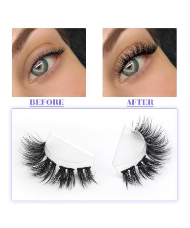 ALICE C2 Cluster Lashes: Wispy 3D Flat DIY Faux Mink Lash Clusters - Individual False Eyelashes Pack - Buy Online on GoSupps.com
