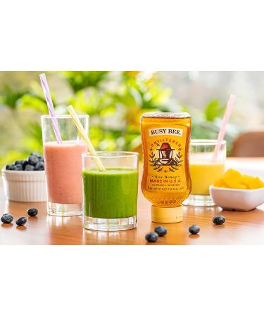 Busy Bee Raw Unfiltered USA Wildflower Honey 16 Ounce - 1 LB | 100% Pure Honey (Pack of 1) - Buy Online on GoSupps.com