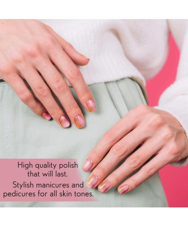 Color Club Gel Nail Polish Sorry Not Sorry Rose Gold Metallic Long Lasting UV Lamp Required - Buy Online on GoSupps.com