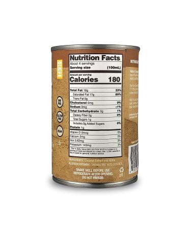 Natures Greatest Foods Pure Coconut Milk - 13.5 Oz (Pack of 12) | Unsweetened, No Guar Gum, Preservatives | Gluten Free, Vegan, Kosher - 17-19% Fat - Buy Online on GoSupps.com