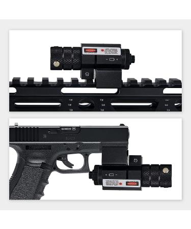 Pinty Compact Tactical Red Laser Sight with Picatinny Mount for Hunting - Bright and Easy to Use - Buy Online on GoSupps.com
