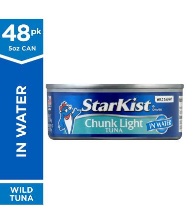 StarKist Chunk Light Tuna in Water 5 oz (Pack of 48) - Bulk Canned Tuna in Water - Buy Online on GoSupps.com