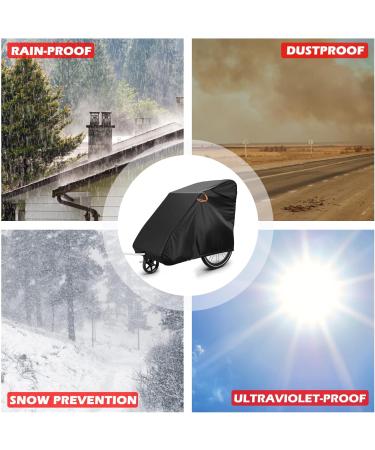 Universal Folding Garage for Bicycle Trailers | Waterproof 210D Oxford Cover with UV Protection | Ideal for Dog & Cargo Trailers - Buy Online on GoSupps.com