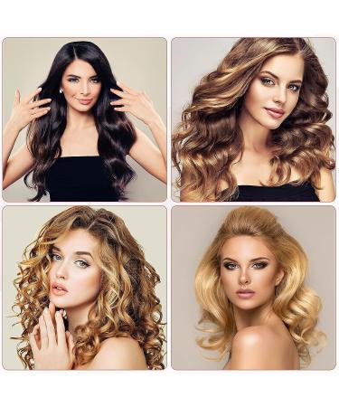 Automatic Hair Curling Wand with 3 Interchangeable Barrels | LCD Display, Fast Heat-Up | Ceramic Coating for All Hair Types | Rose Gold - Buy Online on GoSupps.com