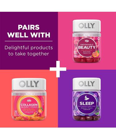Olly Bedtime Beauty Gummies - Hydrating Skin  Melatonin & Ceramides - 40 Count - Buy Online on GoSupps.com