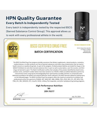 HPN N(4) Icelandic Omega-3 Fish Oil 3 000 mg DHA & EPA | Increase Muscle Growth Joint and Brain Health | No Heavy Metals or Toxins | 90 Softgel Capsules - Buy Online on GoSupps.com