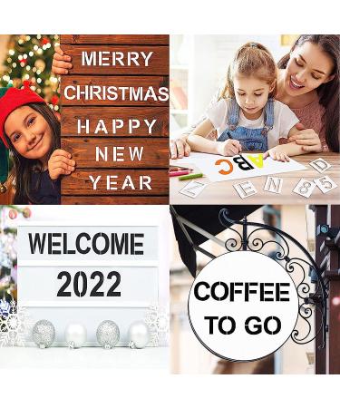 YEAJON 3 Inch Letter Stencils - 66 Pcs Reusable Plastic Alphabet Templates for Painting on Various Surfaces - Ideal for DIY Art Projects - Buy Online on GoSupps.com