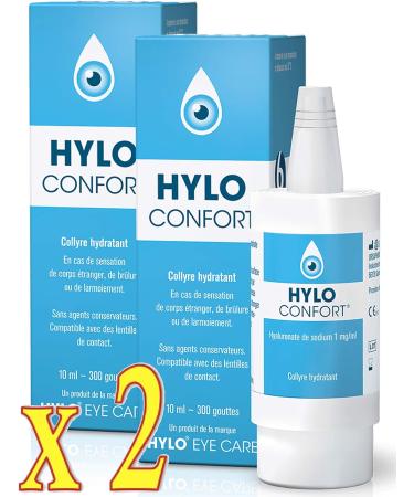 HYLO CONFORT - In case of severe or persistent discomfort - Pack of 2 10ml bottles (2) - Buy Online on GoSupps.com