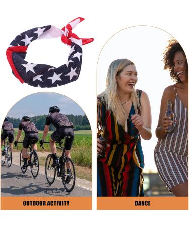 3Pcs American Flag Bandana Headwear | USA Patriotic Accessories for Unisex - International Shipping Available - Buy Online on GoSupps.com