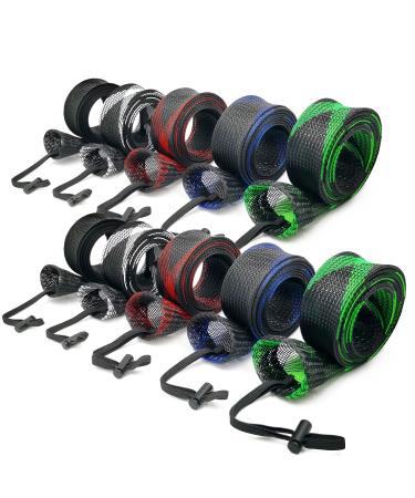 XINGHE 10PCS Fishing Rod Sleeve,Rod Socks for Fishing Poles, Fishing Rod Sleeves Sock Cover Rod Sleeve Sock with Lanyard for Fly Fishing Rod,Casting Fishing Rod, Sea Fishing Rod - Buy Online on GoSupps.com