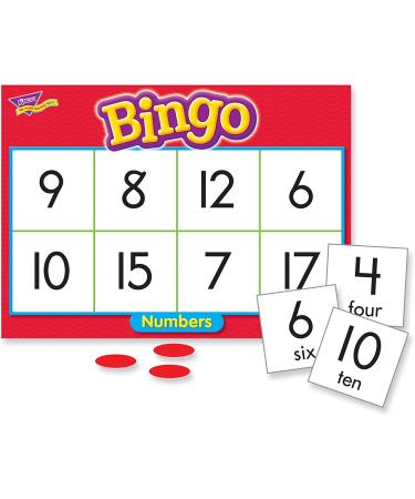 TREND Numbers Bingo Game: 6 Ways to Play | For Classroom & Home | Ages 4+ | 2-36 Players - Buy Online on GoSupps.com
