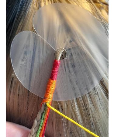 Fairy Hair Wrapping Kit - Girls Hair Accessories & Extensions | Hair Salon Styling Gifts for Girls | Festival & Party Hair for Women | Floss Wrapping DIY Kit - 10 Hair Wrap Set - Buy Online on GoSupps.com