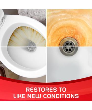 IRON out Rust Stain Remover Powder - Effective Stain Removal for Bathrooms Kitchens Appliances & More - 4.75 lb Bottle - Buy Online on GoSupps.com