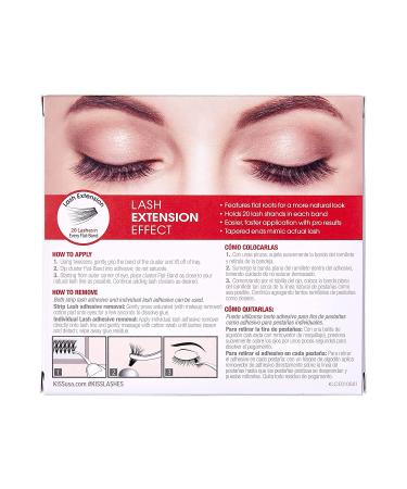 KISS Lash Couture Faux Lash Extensions 'Venus' - Short & Medium Length, 60 Individual Clusters - Buy Online on GoSupps.com
