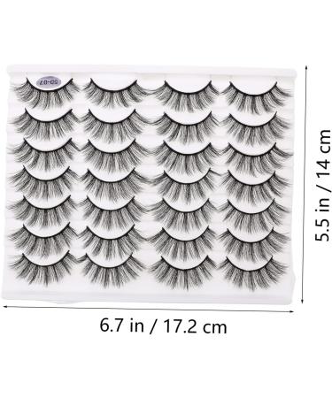 Beatifufu 1 Box 5d False Eyelashes No Glue Eyelashes Artificial Eyelashes Wispy Eyelashes Faux Eyelashes Pesta as Postizas Naturales Stick on Fake Eyelashes Cosmetic Eyelashes Chemical Fiber - Buy Online on GoSupps.com