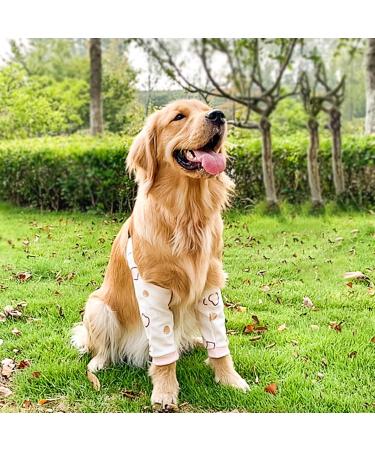 Fockety Dog Front Leg Brace Polyester Cotton 1 Pair Dog Elbow Brace for Pet Supplies (2XL) - Buy Online on GoSupps.com