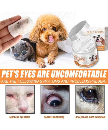 Eye Cleaning Pads for Dogs & Cats | Gentle Eye Care Towels & Pet Cloths - Buy Online on GoSupps.com