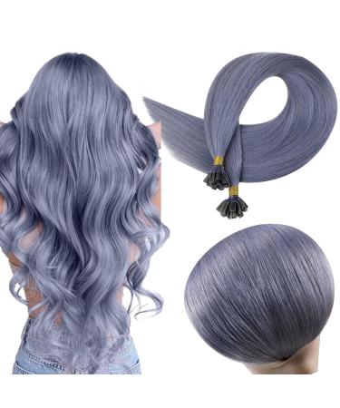 Runature bonding real hair Extensions light blue 45 cm remy keratin hair extension real hair u tip extensions real hair 25 strand 25g 18 inch #hellblau 45cm utip #light blue - Buy Online on GoSupps.com