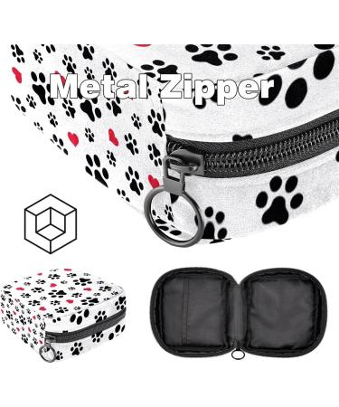 Womens Binding-Up Bags | Dog Paw Red Hearts Pattern | Tampon Storage & Menstrual Betting Bags - Zezenb cken - Buy Online on GoSupps.com