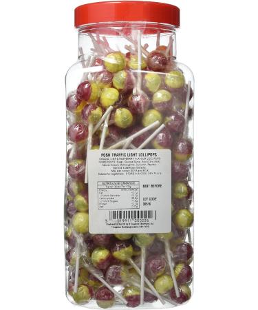 POSH Traffic Light Lollies 200 pops per jar - Buy Online on GoSupps.com