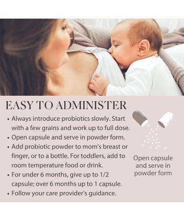 Biomeology Organic Infant Probiotic Powder - 12 Strain Baby & Toddler Probiotic - Supports Digestive Health, Immunity, Colic Relief & Constipation - 30 Capsules - Buy Online on GoSupps.com