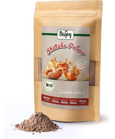  Biojoy Biojoy Organic Shiitake Powder 50 g dried and finely ground Shiitake mushrooms Lentinula edodes - Buy Online on GoSupps.com