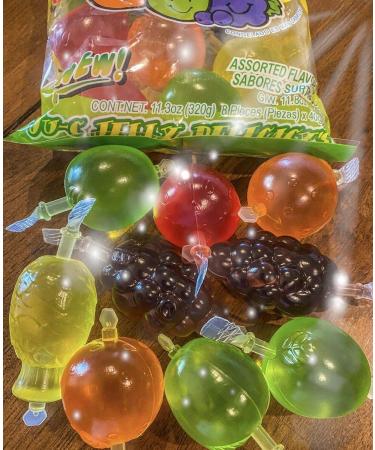 Jelly Fruit Candy TIK Tok JU-C Fruity's Gely Snacks - Play The Tiktok Hit or Miss Challenge - Includes 8 Count Bag - Buy Online on GoSupps.com