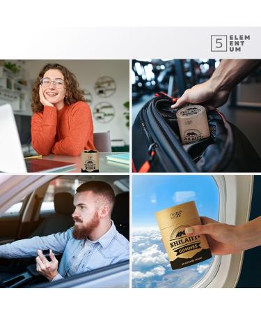  5 elementum Shilajit High Potency Gummies - 1600mg per daily dose (1 month supply) - With Tibetan berries - 100% Natural & - Buy Online on GoSupps.com