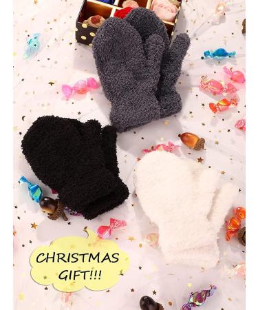 6 Pairs Kids Magic Stretch Mittens - Winter Thermal Gloves for Boys & Girls 5-10 Years - Simple Color - Buy Online on GoSupps.com