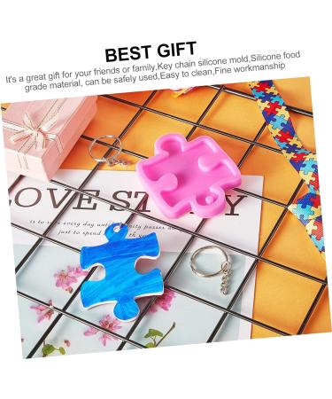 Zerodeko Silicone Molds 2pcs Key Chain Mold Resin Moulds Pendants for Necklaces Pendant Clasp for Necklace Keychain Molds Cake Mold Pie Rack Keychains Cake Mould Key Chain Silica Gel Clay 7x5.5x1cm - Buy Online on GoSupps.com