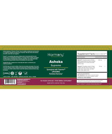 Buy Ashoka Menstrual Herbal Remedy - 120 Capsules | Ayurvedic Feminine Wellness Supplement for International Shipping - Buy Online on GoSupps.com