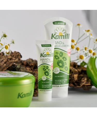 Kamill Classic Hand and Nail Cream Pack of 10 (10 x 100 ml) - Soothes and protects with organic chamomile from controlled organic farming with vegan ingredients and - Buy Online on GoSupps.com