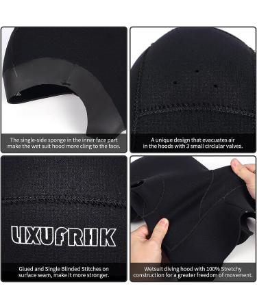 Neoprene Wetsuit Scuba Diving Hood for Men Women | Water Sports Hood for Diving, Snorkeling, Swimming, Kayaking | Large Size - Buy Online on GoSupps.com