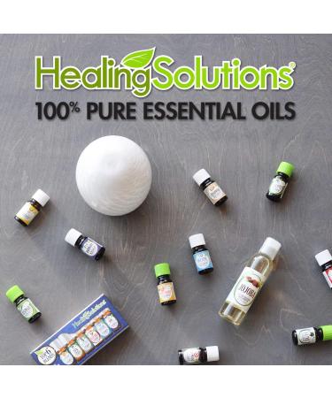 Healing Solutions Breathe Essential Oil Blend - 4 oz (120 ml) Organic Pure Undiluted - Breathe Easy Oil for Humidifier Diffuser Aromatherapy - Buy Online on GoSupps.com