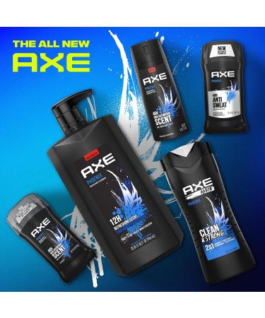 AXE Men's Body Wash & Shower Gel Phoenix 3-Pack 12H Invigorating Crushed Mint & Rosemary Scent 32 Fl Oz Ea - Buy Online on GoSupps.com