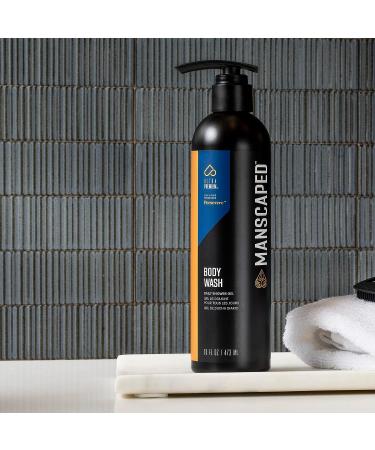 MANSCAPED Persevere Body Wash - Ultra-Premium Formula with Aloe Vera and Sea Salt - Hydrating Shower Gel for Men - 16 oz - Buy Online on GoSupps.com